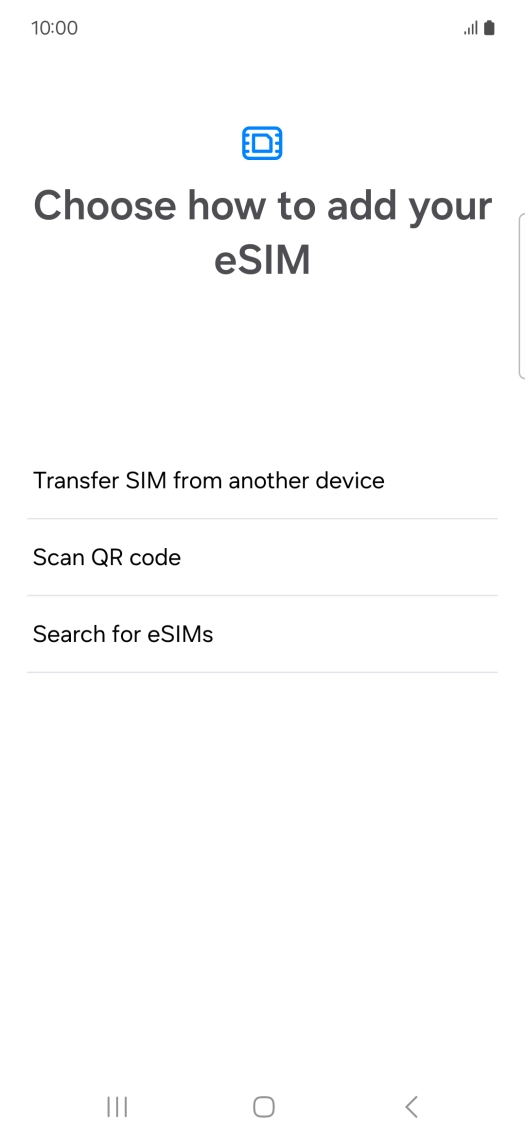 Press Scan QR code.