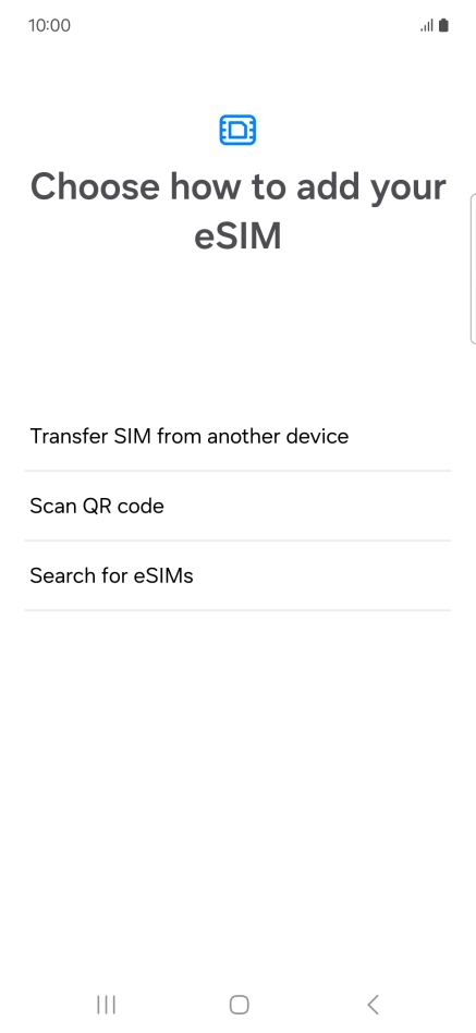 Press Scan QR code.