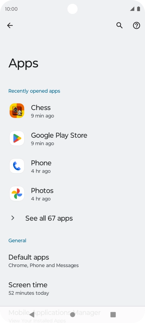 Press See all apps.