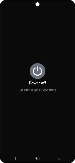 Press Power off.