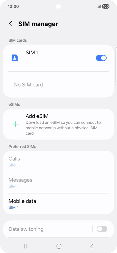 Press Add eSIM.