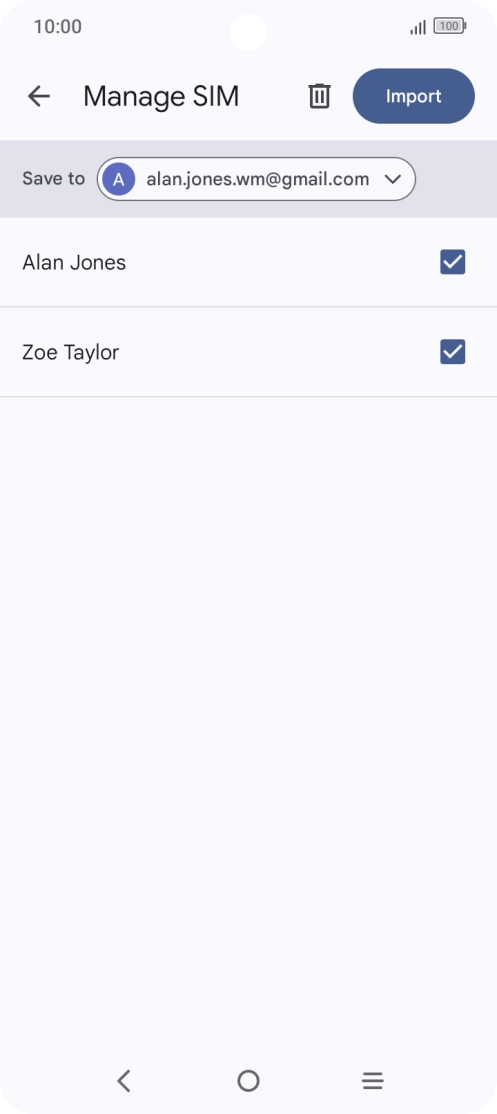 Press the drop down list next to 