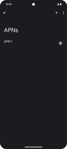 Press the add icon.