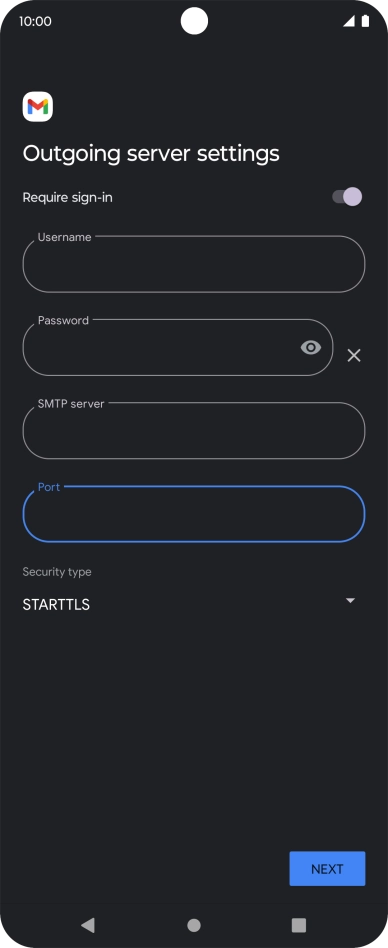 Press the drop down list below 