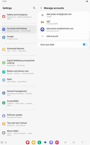 Press the Home key to return to the home screen.