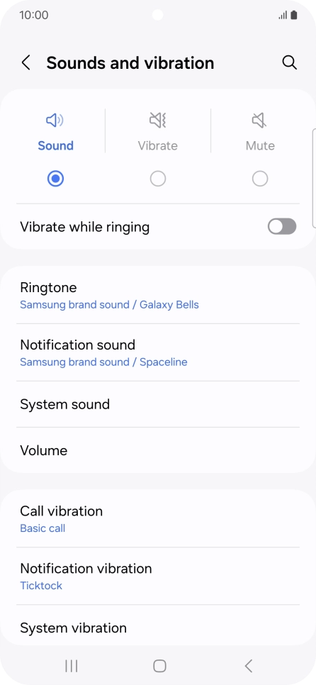 Press Ringtone.