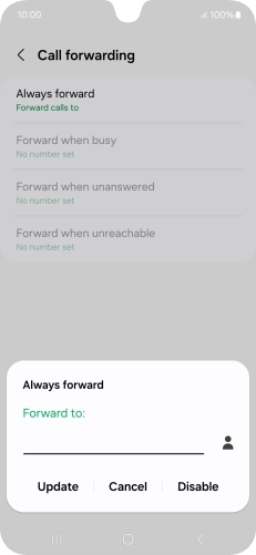 Press Disable.