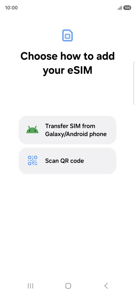 Press Scan QR code.