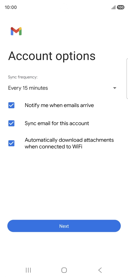 Press the drop down list below 