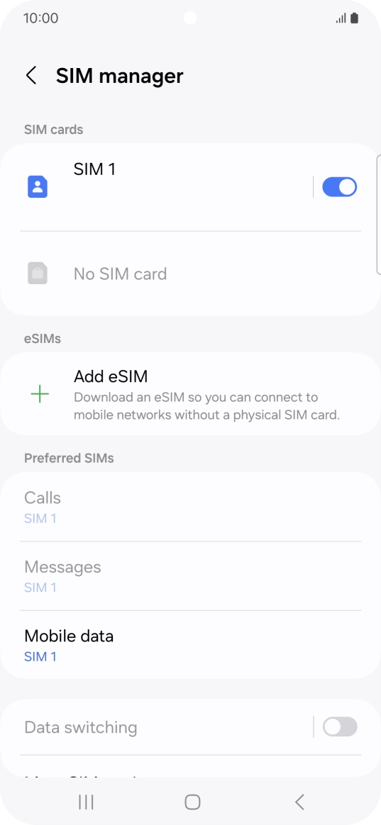 Press Add eSIM.
