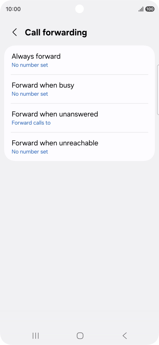 Press the Home key to return to the home screen.