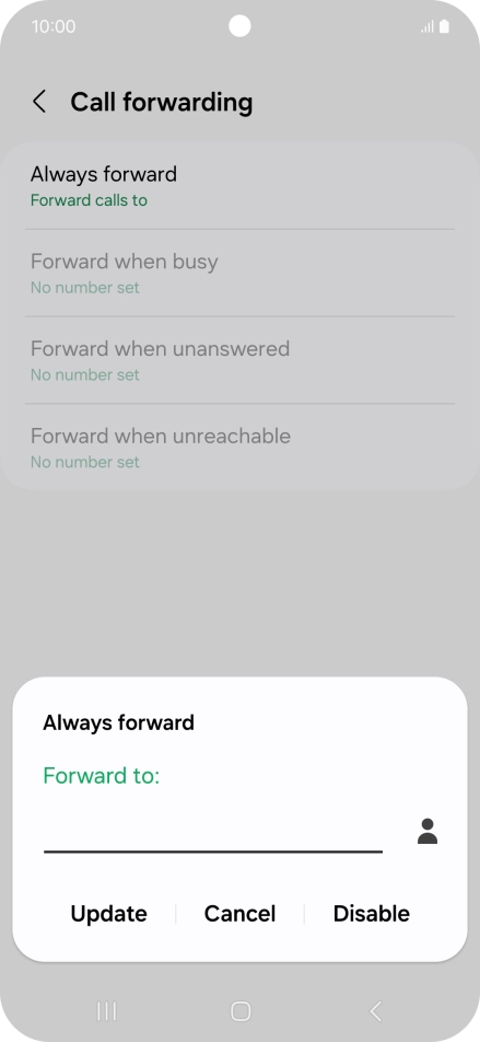 Press Disable.