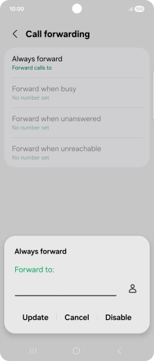 Press Disable.