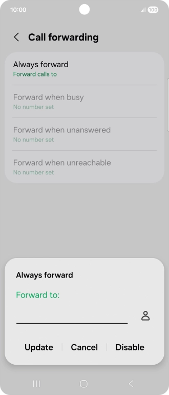 Press Disable.