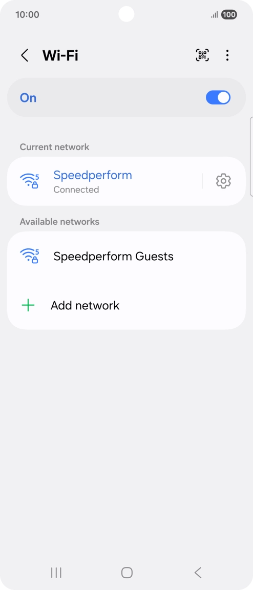 Press the Home key to return to the home screen.