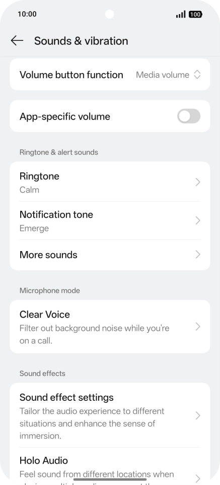 Press Ringtone.