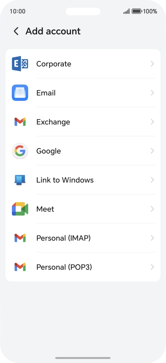 Press Google.