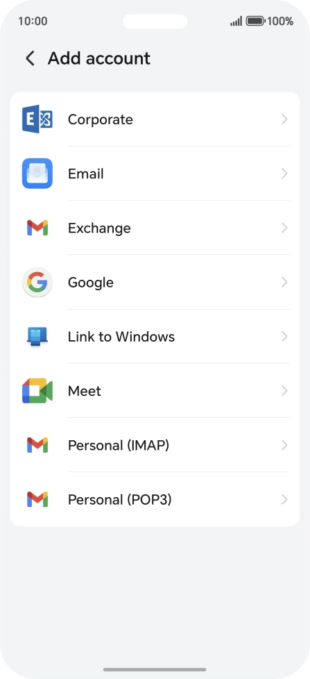 Press Google.