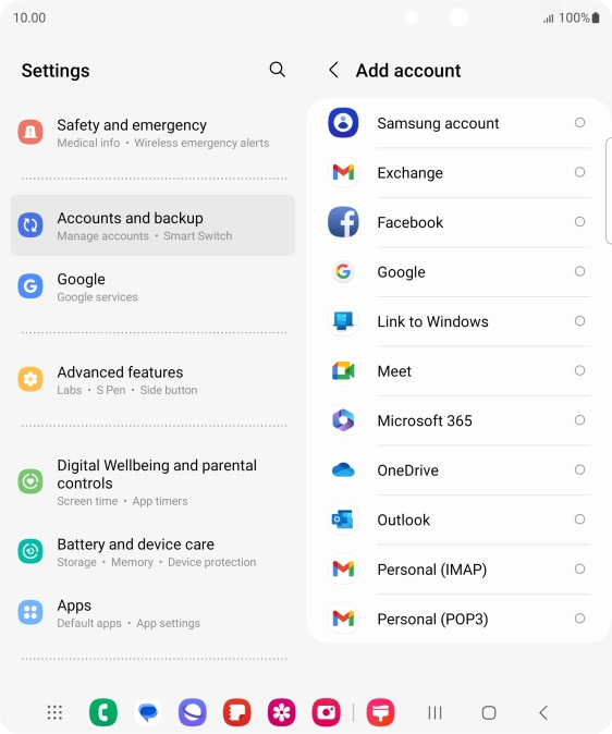Press Google.
