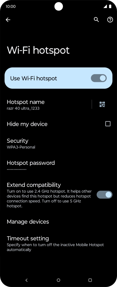 Press the Home key to return to the home screen.