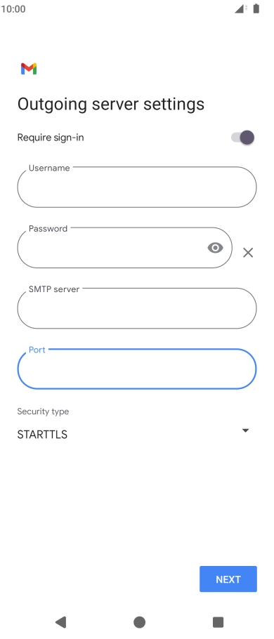 Press the drop down list below 