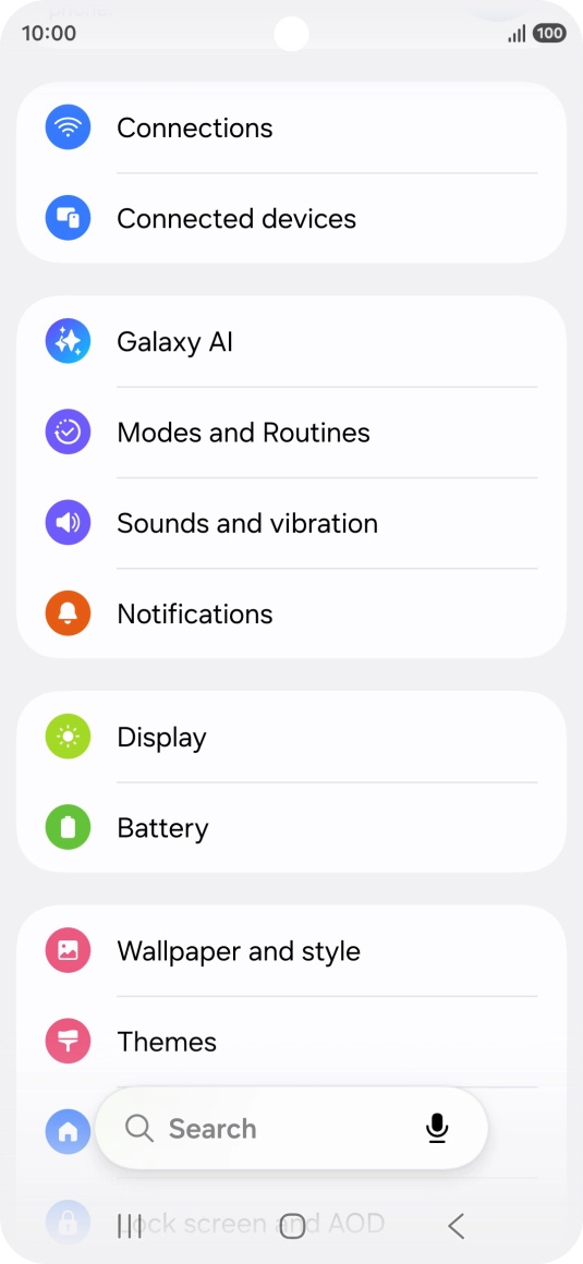 Press Battery.