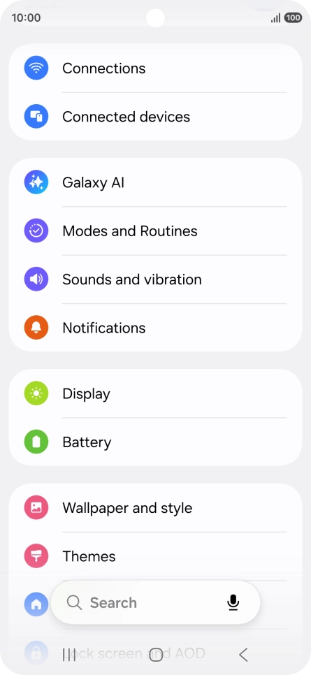 Press Battery.