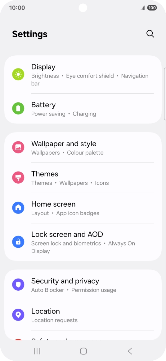 Press Battery.
