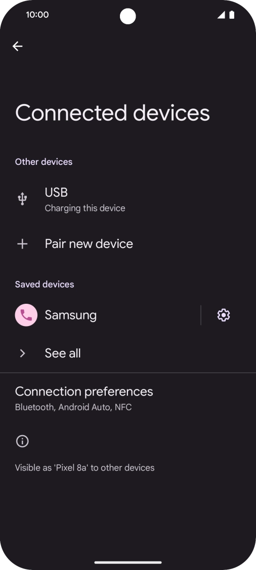 Slide your finger upwards starting from the bottom of the screen to return to the home screen.