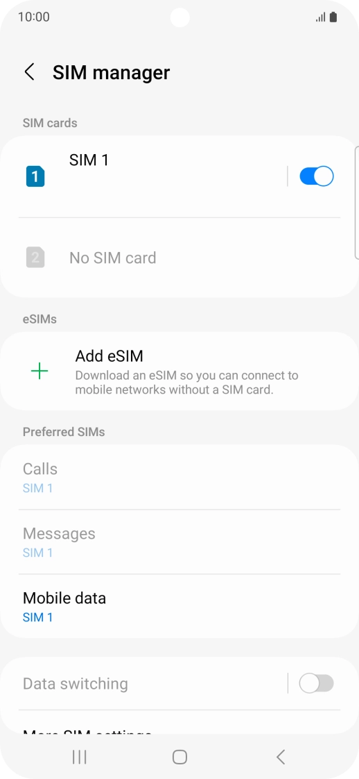 Press Add eSIM.