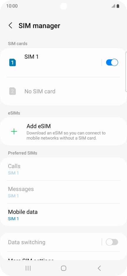 Press Add eSIM.