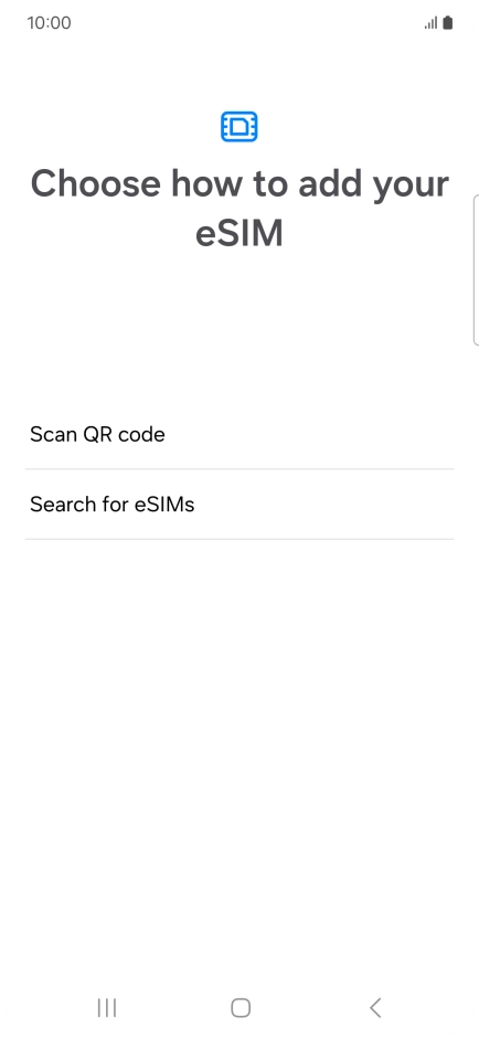 Press Scan QR code.