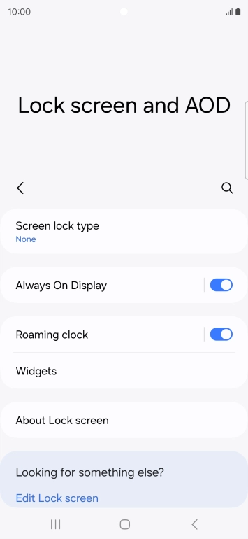 Press the Home key to return to the home screen.