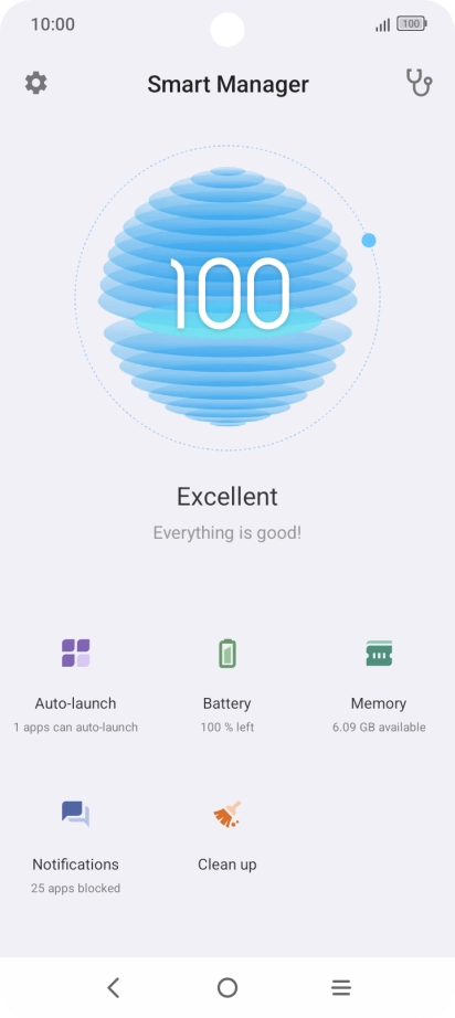 Press Battery.
