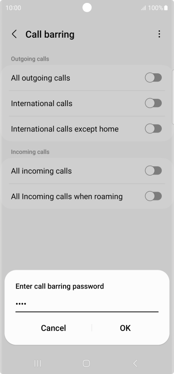 Turn Call Barring On Your Samsung Galaxy S23 Ultra Android 13 On Or Off