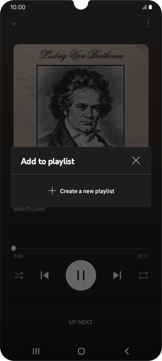 Press Create a new playlist.