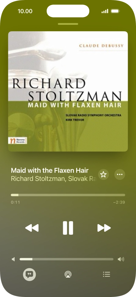 Press arrow right to go to the next audio file.