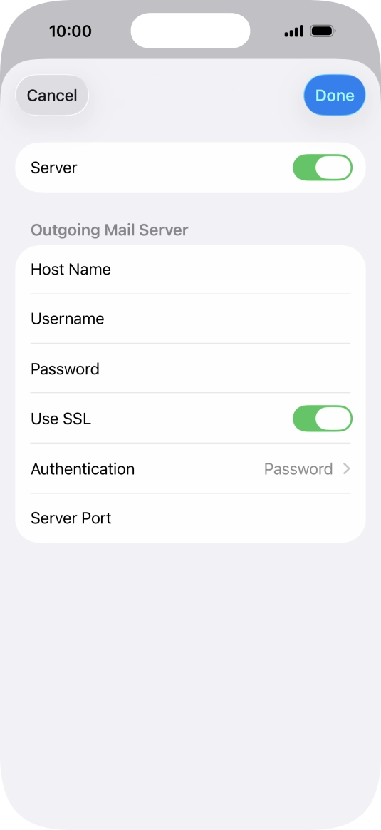 Press Authentication.