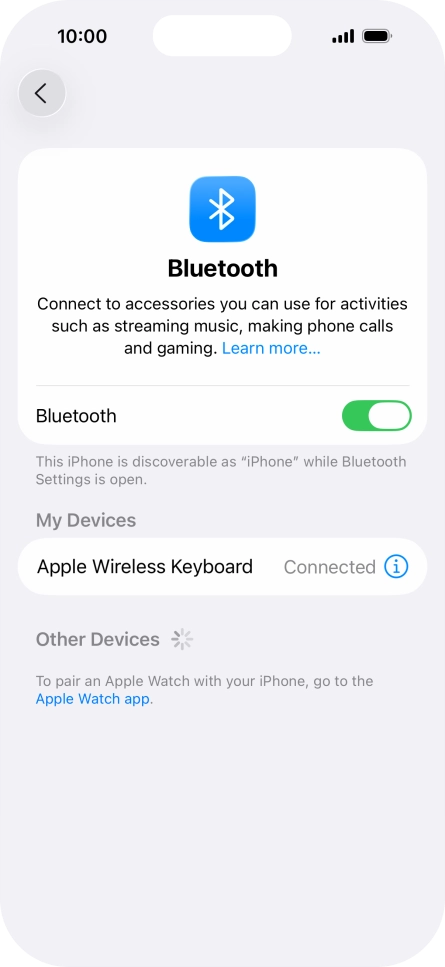 Slide your finger upwards starting from the bottom of the screen to return to the home screen.