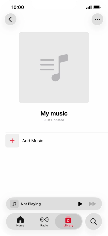 Press Add Music.