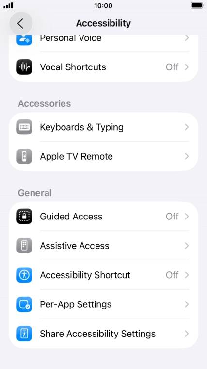 Press the required category below 