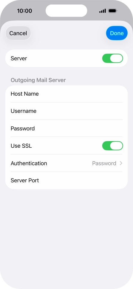 Press Authentication.