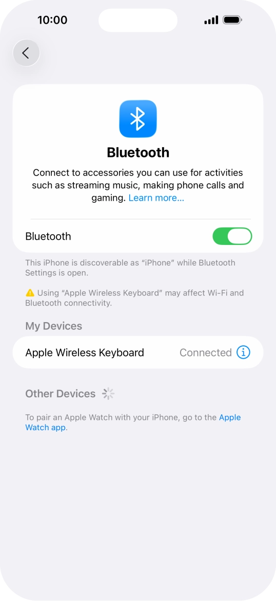 Slide your finger upwards starting from the bottom of the screen to return to the home screen.