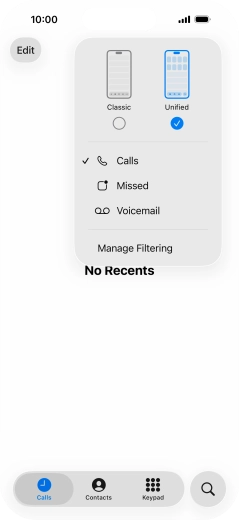 Press Voicemail.