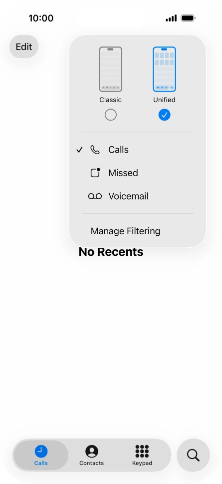 Press Voicemail.
