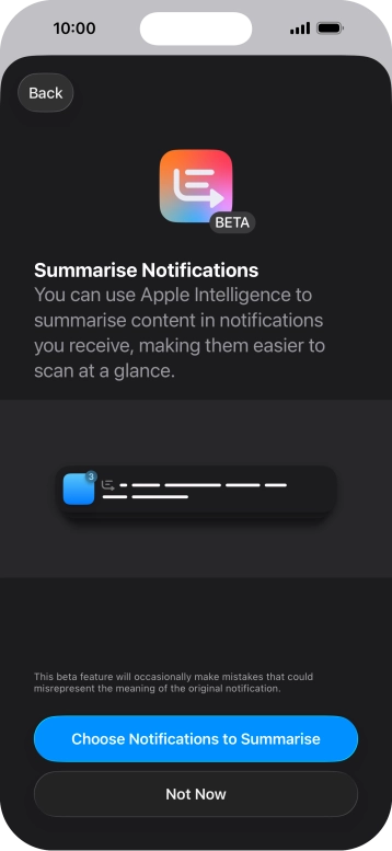 If you turn on the function, follow the instructions on the screen to select more settings.