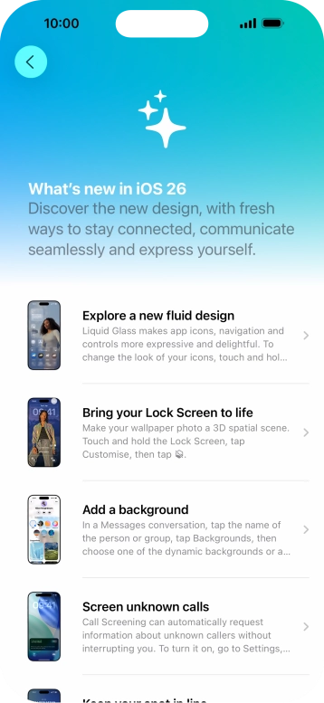 Slide your finger upwards starting from the bottom of the screen to return to the home screen.