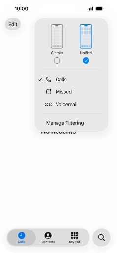Press Voicemail.