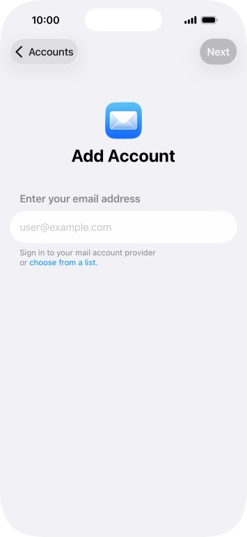 Press the field below 