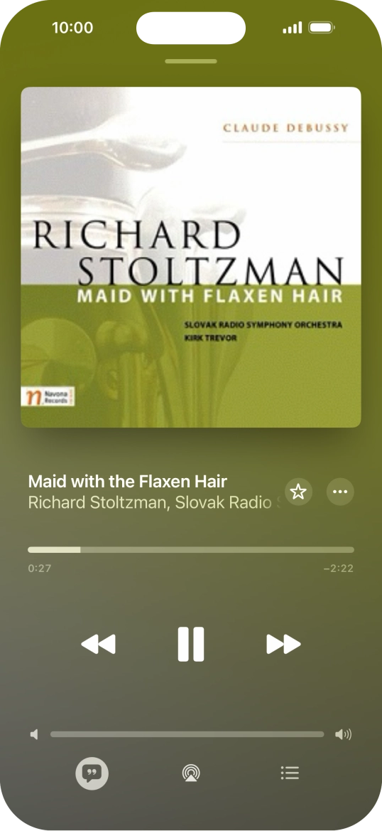 Press arrow right to go to the next audio file.